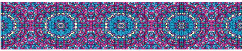 Sichtschutzfolie – MAUVE Buntglas – Aufkleber für Fenster und Duschtüren – 40 x 200 cm