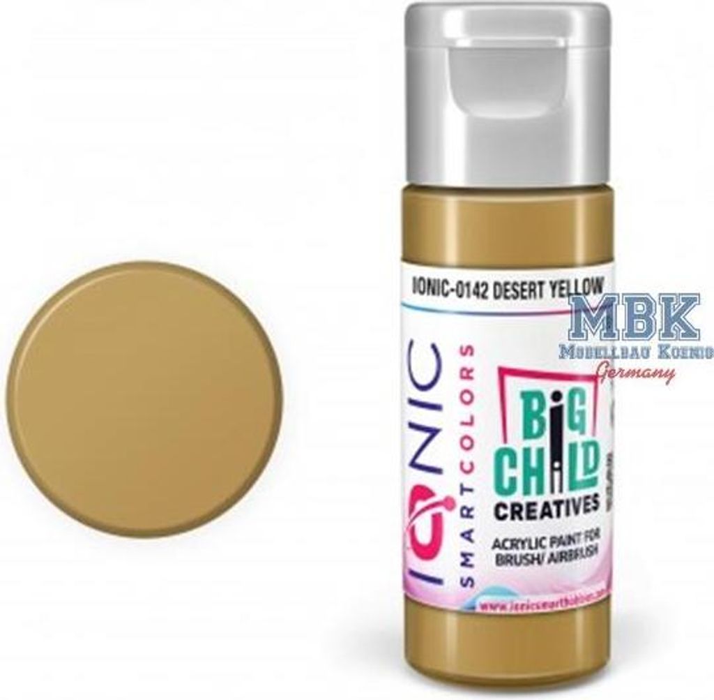 Ammo of MIG IONIC-0142 IONIC COLORS Desert Yellow