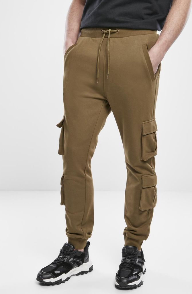 Urban Classics TB3703 | Double Pocket Terry Sweat Pants Jogginghose Herren - Farbe: summerolive - Größe: M