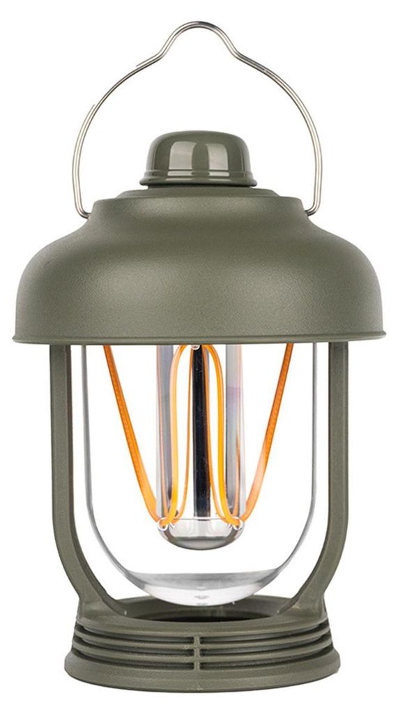 LED Campinglaterne Outdoor, Wiederaufladbare Zeltlampe mit USB-C, 4 Lichtmodi, 280 Lumen, Tragbare Camping Lampe mit Karabiner