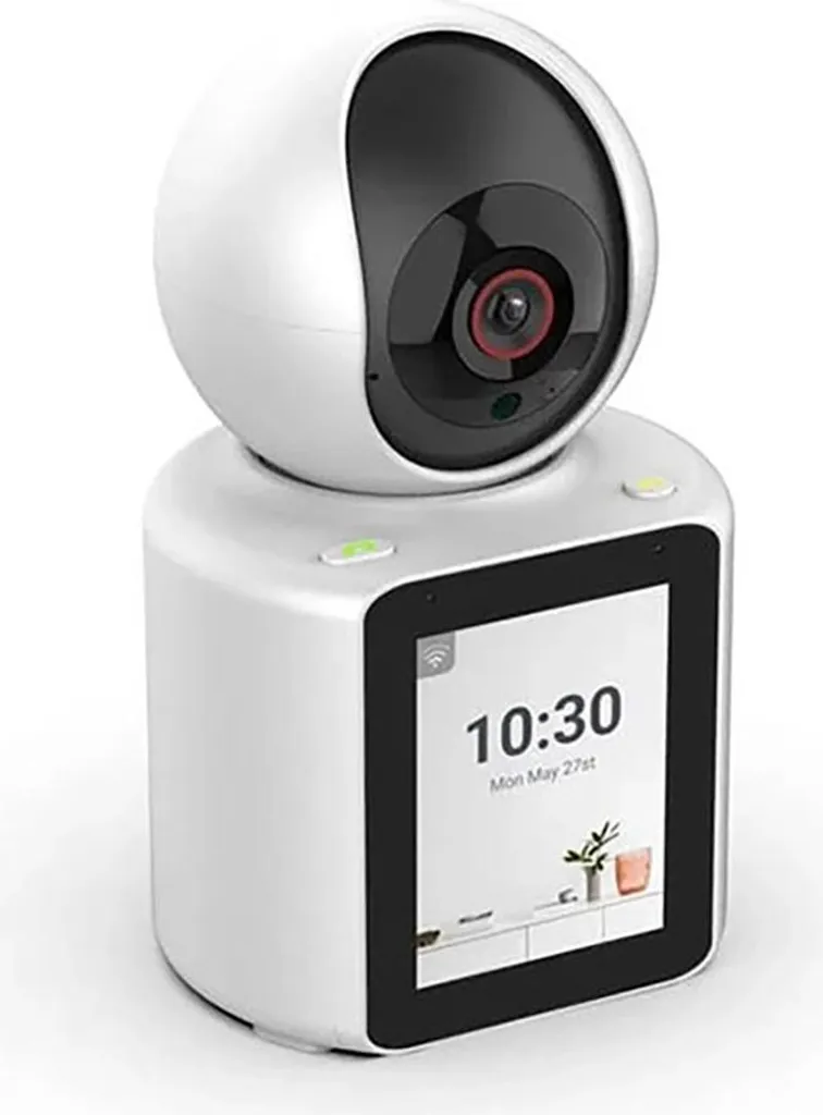 Caméra de surveillance WiFi inclinable à 360° Avizar XScreen avec écran