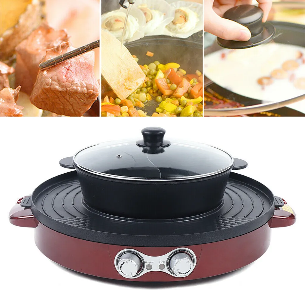 Gril 2 en 1 Sans Fumée : Fini les Odeurs avec ce Hot Pot de 2200W