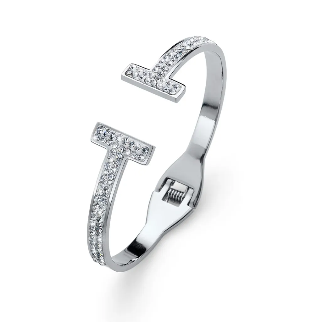 Bracelet Fame de Soirée avec Cristaux Éclatants - Accessoire de Mariage