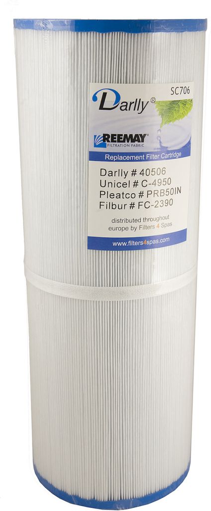 Darlly Filter Ersatzfilter SC706 Lamellenfilter American Jacuzzi Leisure Bay