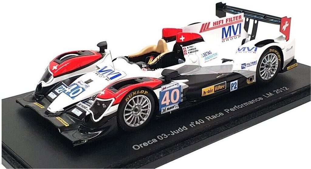 ORECA 03 Judd Race Performance #40 24h von Le Mans 2012 M.Frey/ J.Hirschi/ R.Meichtry, SPAS3719, Maßstab1/43, SPARK