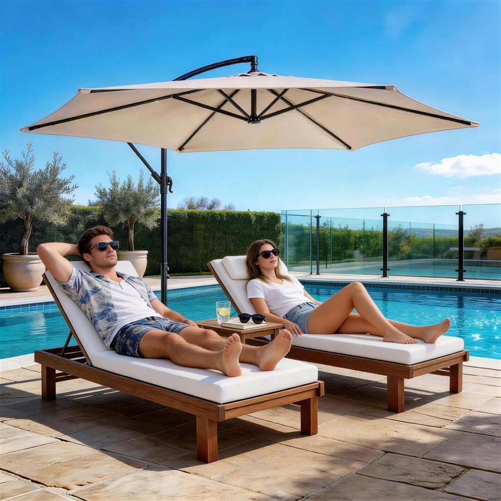 Parasol ogrodowy FCH, parasol balkonowy, parasol tarasowy, Zdjęcie produktu 