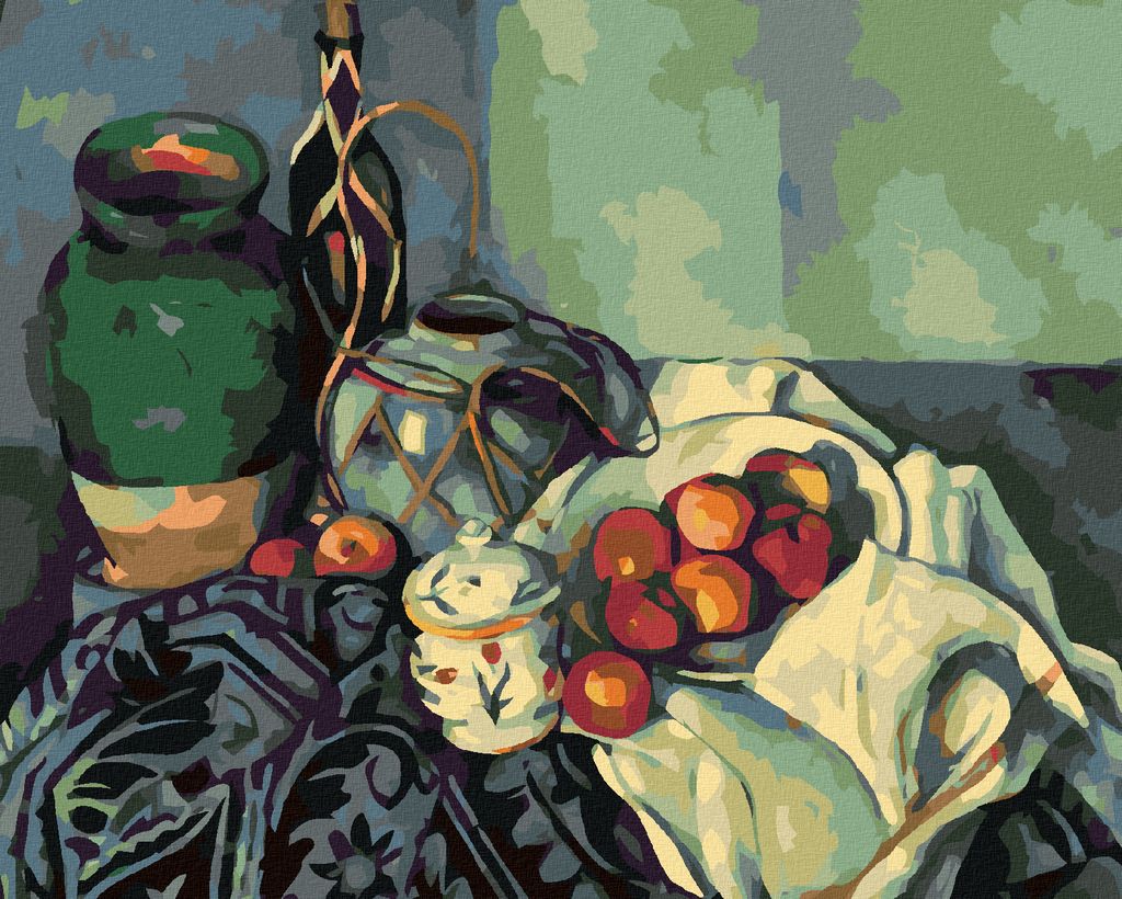 Zuty - Malen nach Zahlen - STILLLEBEN (P. CÉZANNE), 40x50 Produktbild 