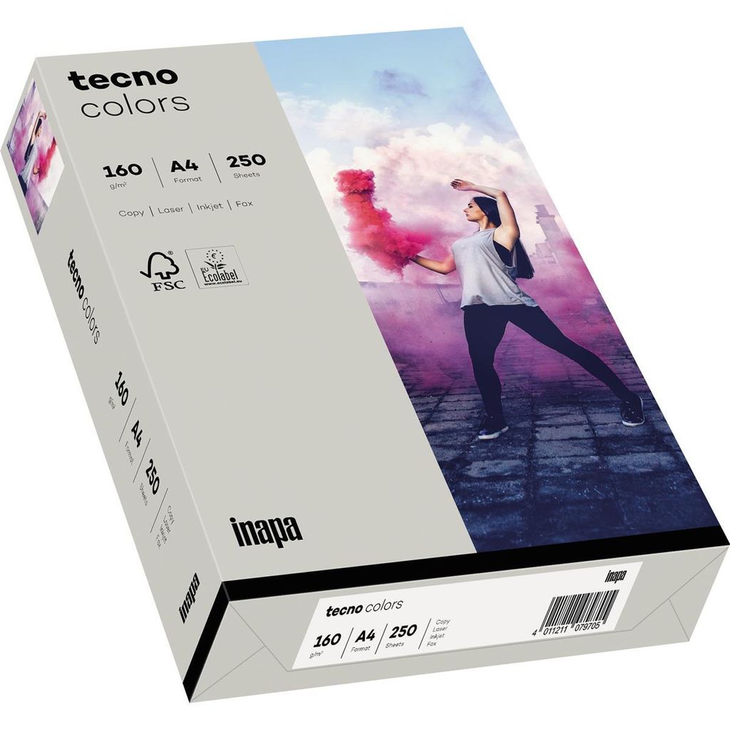 tecno 88324396 Kopírovací papír šedý DIN A4 160 g/m2 250 Obrázek produktu 