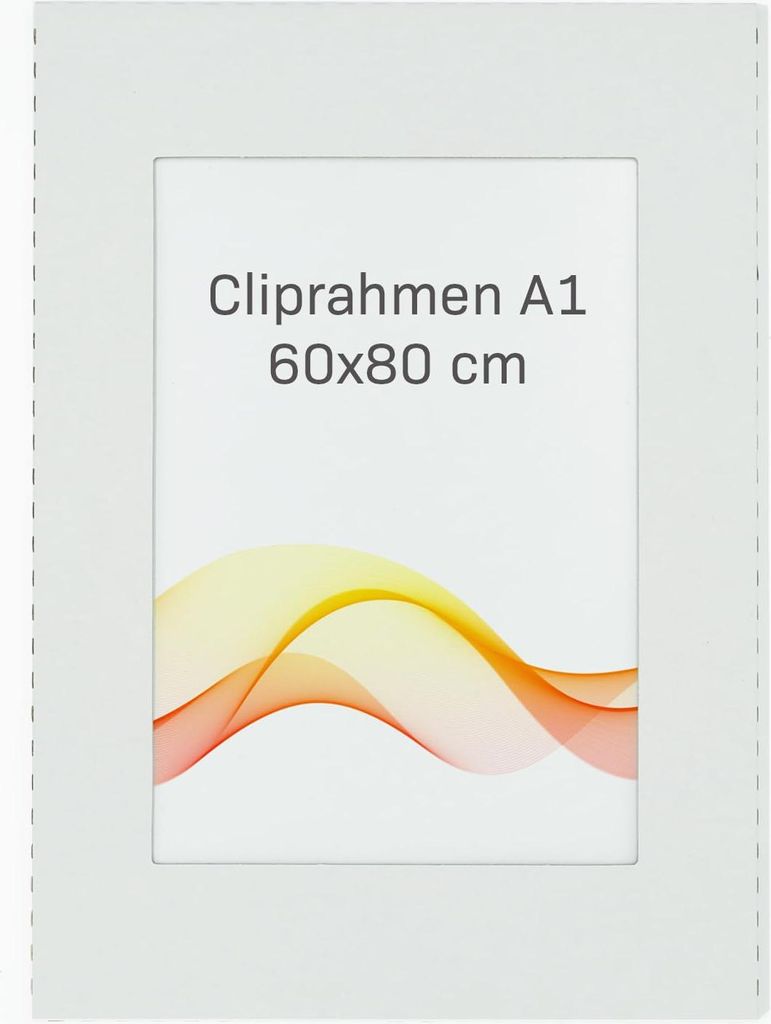 RAWWEST.BIS Rahmenloser Bilderrahmen 60x80 cm Cliprahmen Produktbild 
