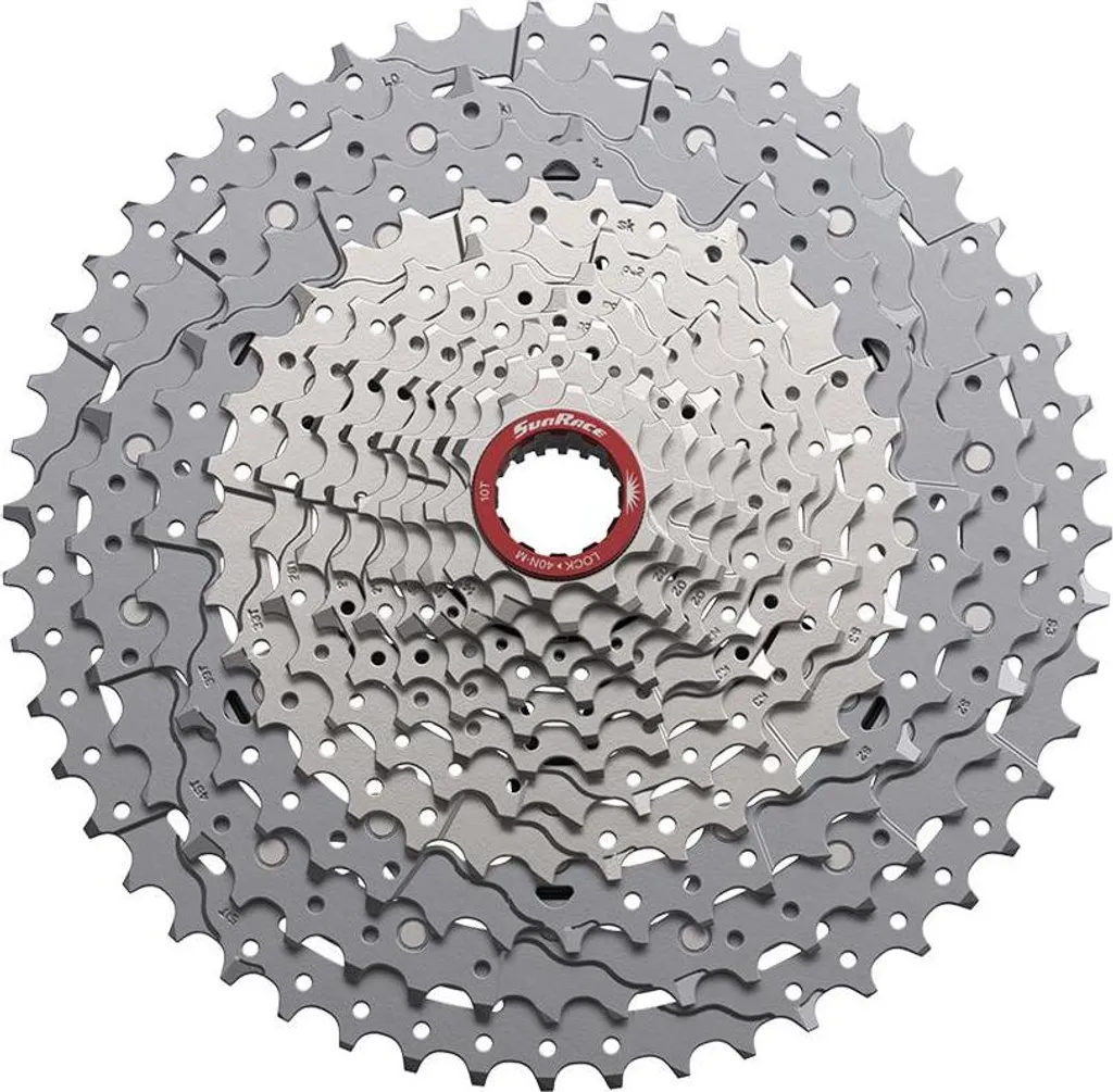 Cassette VTT 12 vitesses SunRace 10-51 pour montées raides Microspline