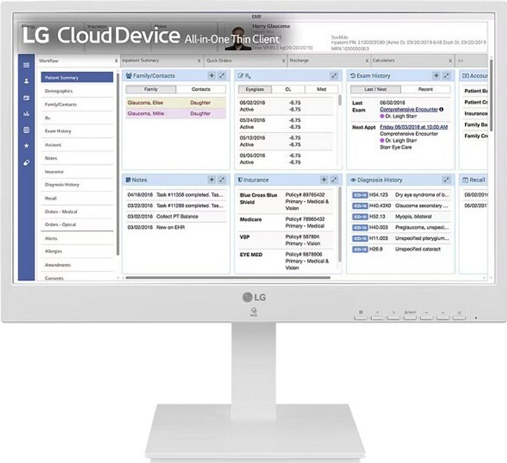 LG 24" 24CR671N-6P Intel Pentium 8GB 16GB eMMC 16:9