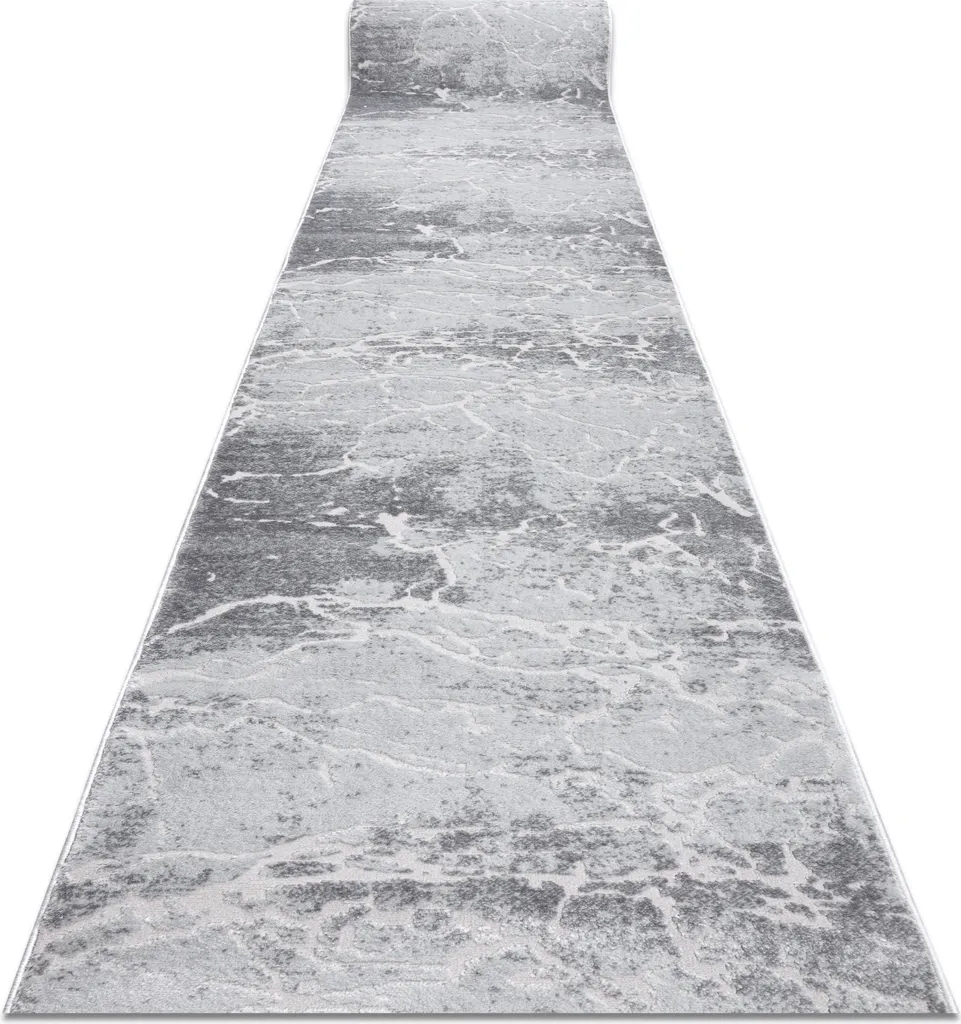 Tapis de passage gris MEFE 6182 idéal couloir et entrée 60x110 cm