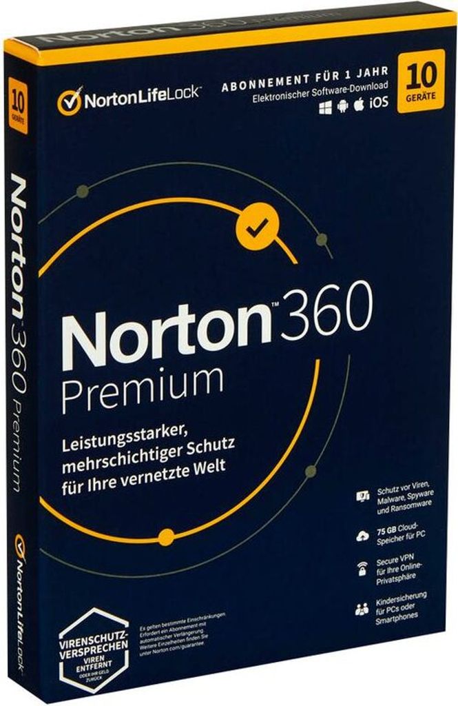 Norton 3674559 360 Premium 10 Geräte Immagine del prodotto 