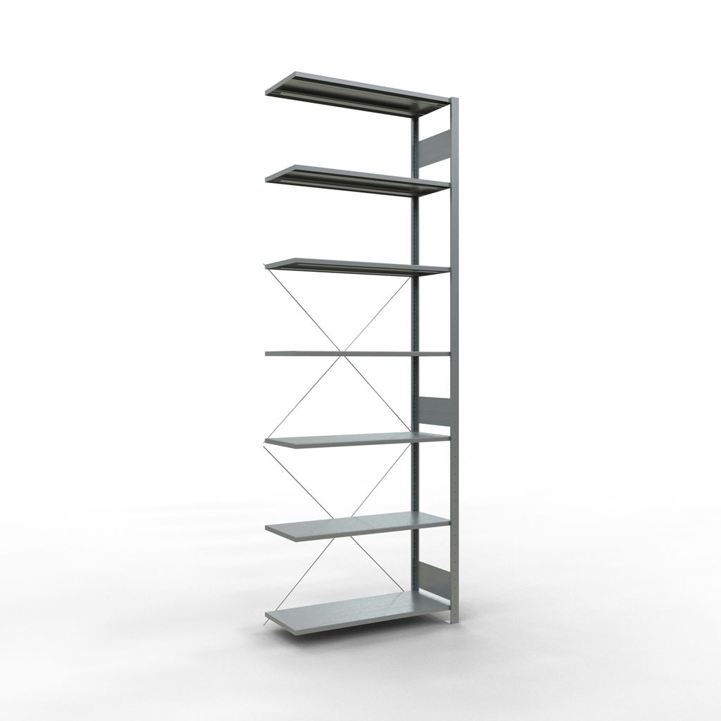 Stecksystem Anbauregal - 3000x1000x 400 mm, Typ 85 kg