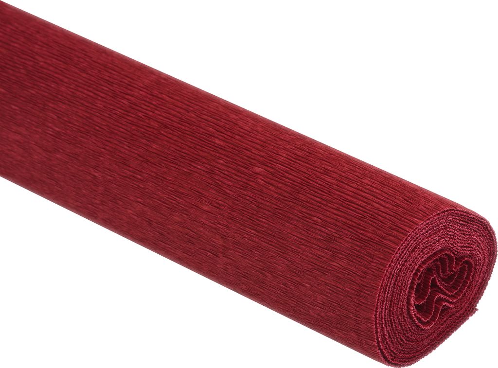 Werola Floristen Krepppapier farbfest 50 cm x 250 cm 128 g/qm Bastelpapier Bordeaux