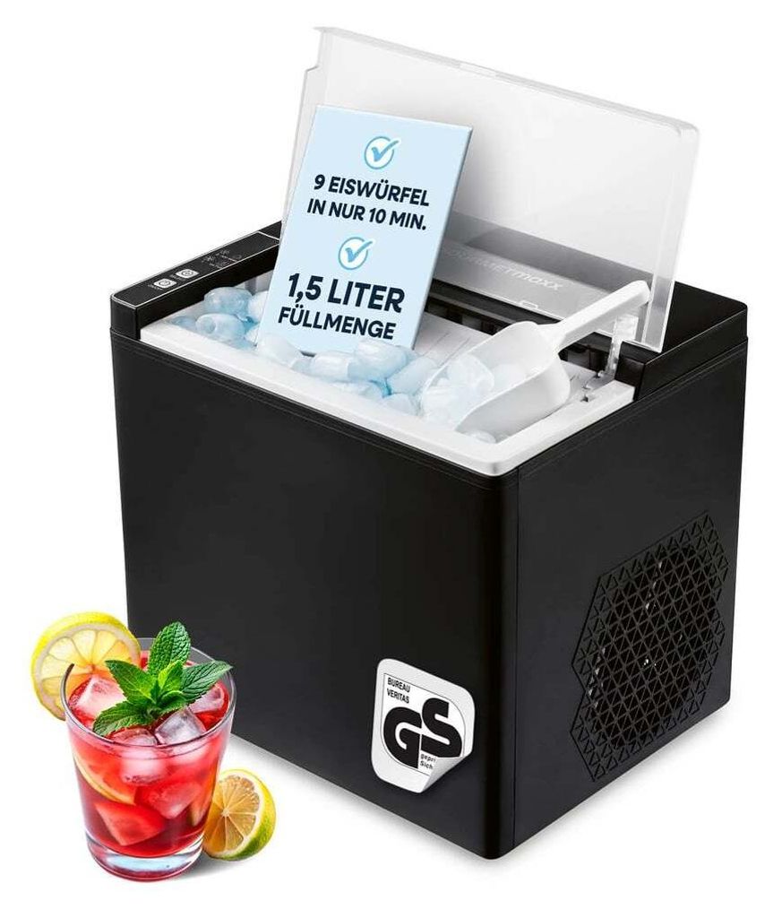 Fabbricatore di ghiaccio GOURMETmaxx con cestello di Immagine del prodotto 