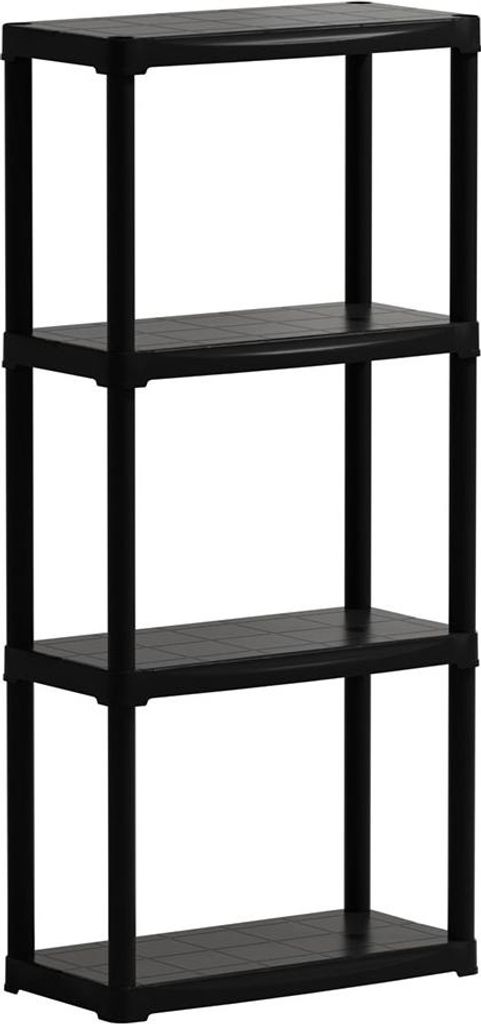 étagère Polypropylène Tempo Noire Résistante, Modulaire Et Image du produit 