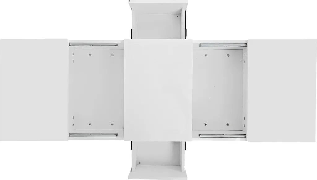 Table basse avec rangement push-pull et tiroirs double face Sweiko - 16