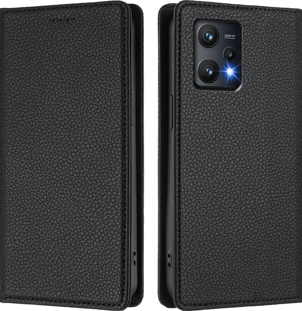 Custodia Portafoglio In Pelle Per Realme 9 Pro Plus – Con Slot Carte, Supporto E Chiusura Magnetica - 3