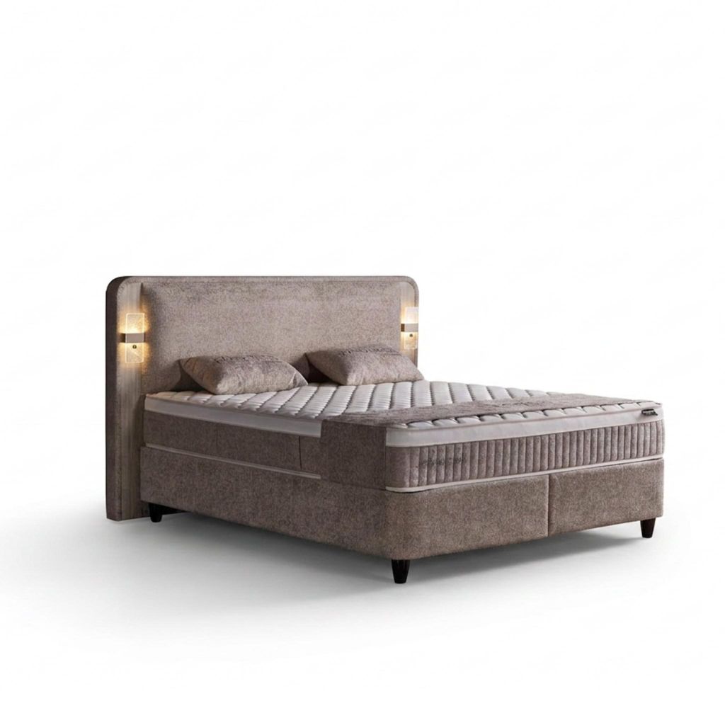 Fancybett Bett Boxspringbett mit Matratze 140x200 Produktbild 