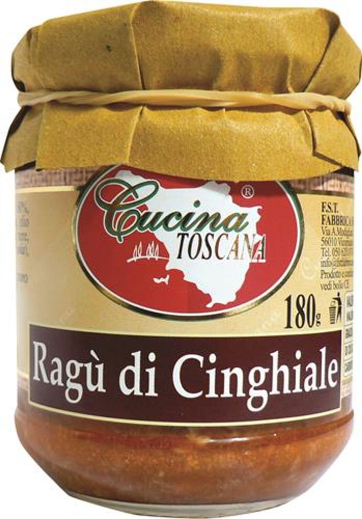 Ragoût de sanglier "Sugo Cinghiale", 180 g Image du produit 