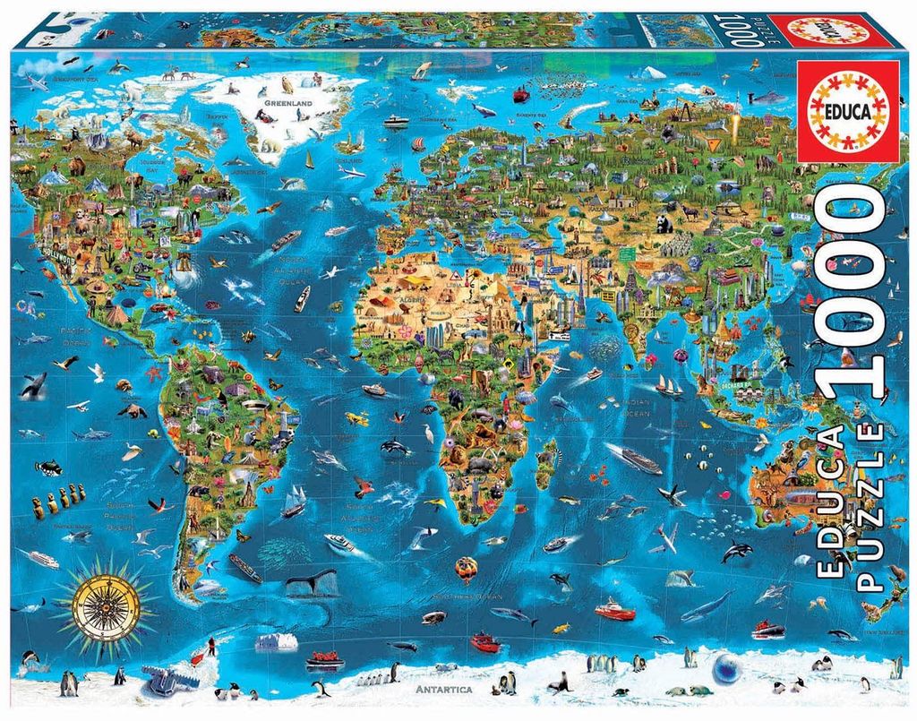 Educa 19022, 1000 kusov, Ďalší, 14 rok / roky Obrázok produktu 