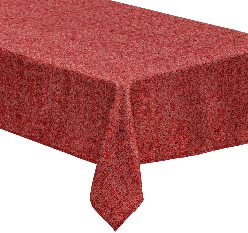 Weihnachtstischdecke "soir de noël" rot 140x360cm - Atmosphera créateur d'intérieur