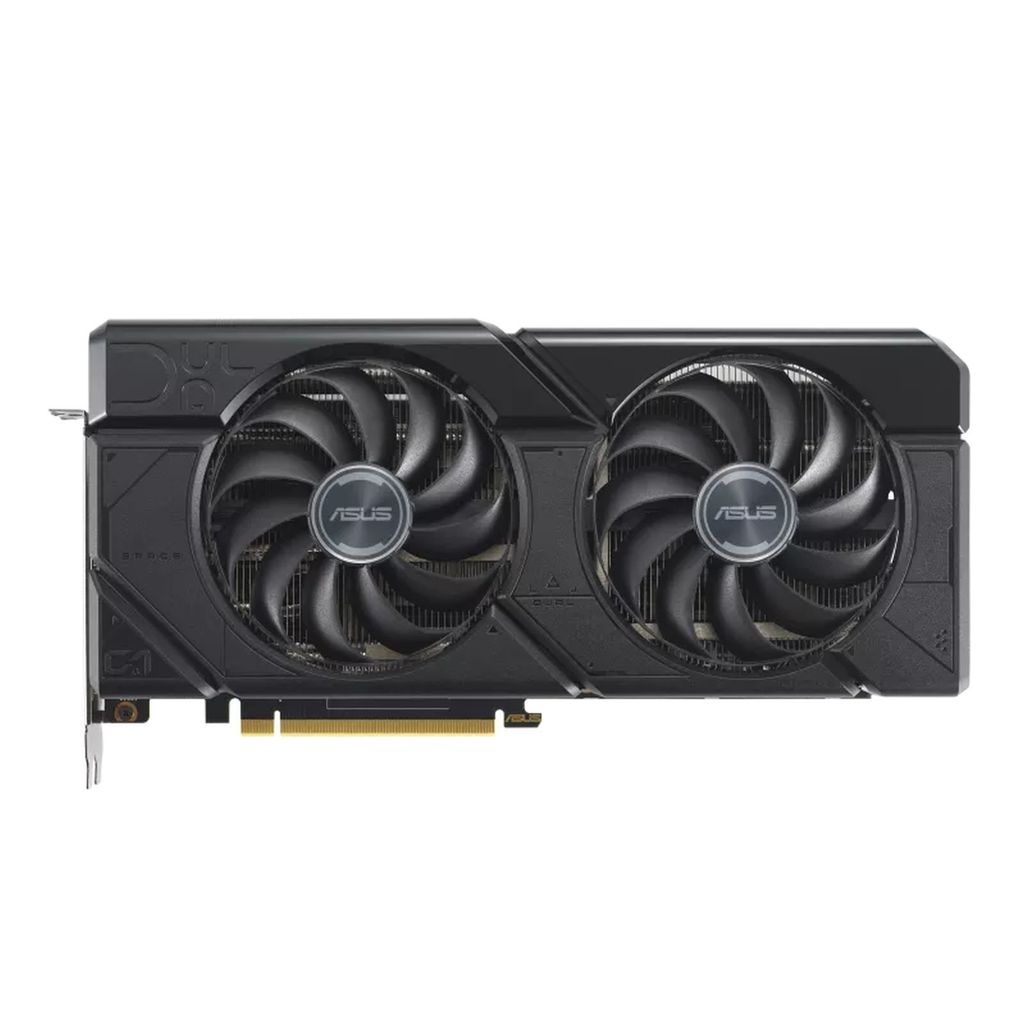 A product shot of a graphics card.