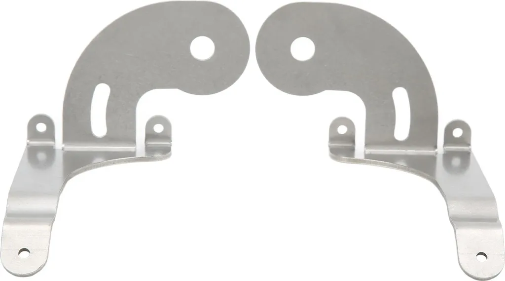 Paire de Fixations de Phare Avant en Acier Chrome pour Mini Cooper R52