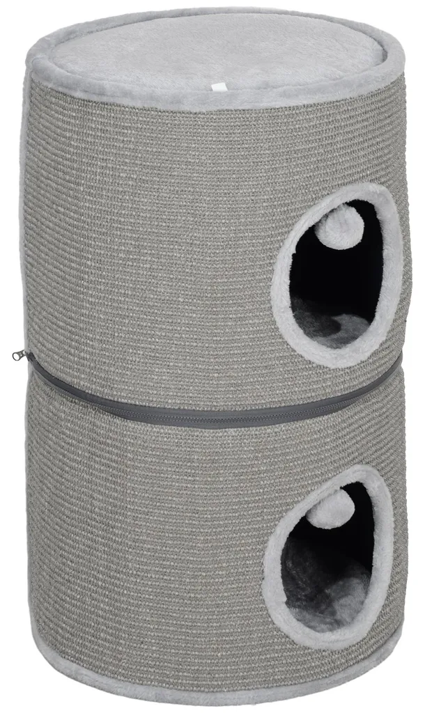 Tour pour chat pour petit appartement griffoir 3 niveaux gain de place