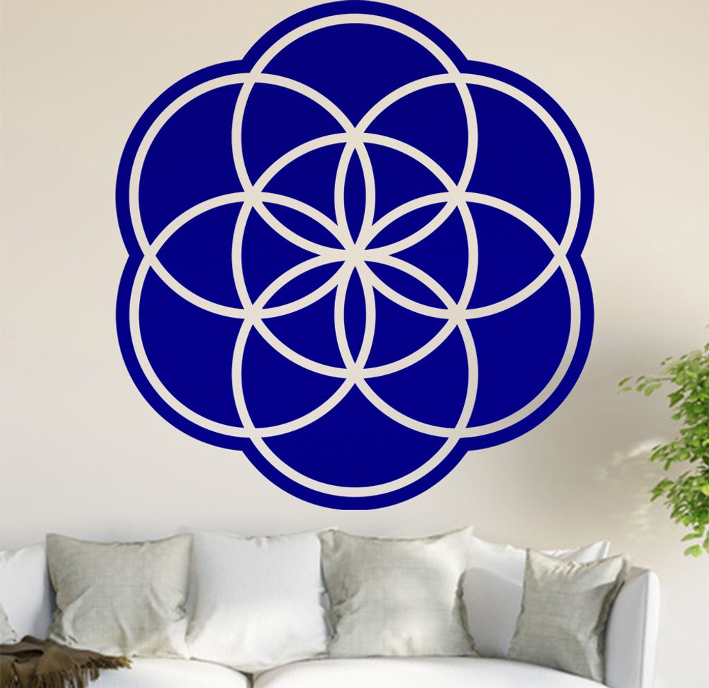 Samen des Lebens Wandtattoo in 6 Größen - Wandaufkleber Wall Sticker - Dekoration, Küche, Wohnzimmer, Schlafzimmer, Badezimmer