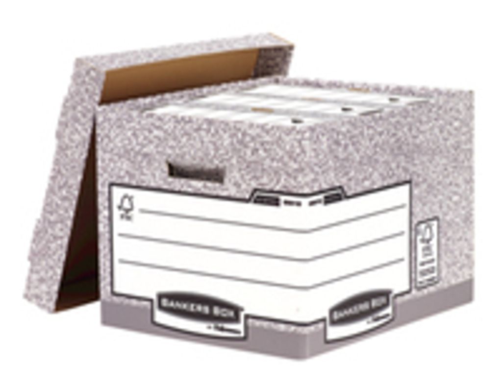 Fellowes Bankers Box, Grau, A4, 290 x 390 x 333 mm, 292,2 x 404 x 335 mm, 1 Stück(e)