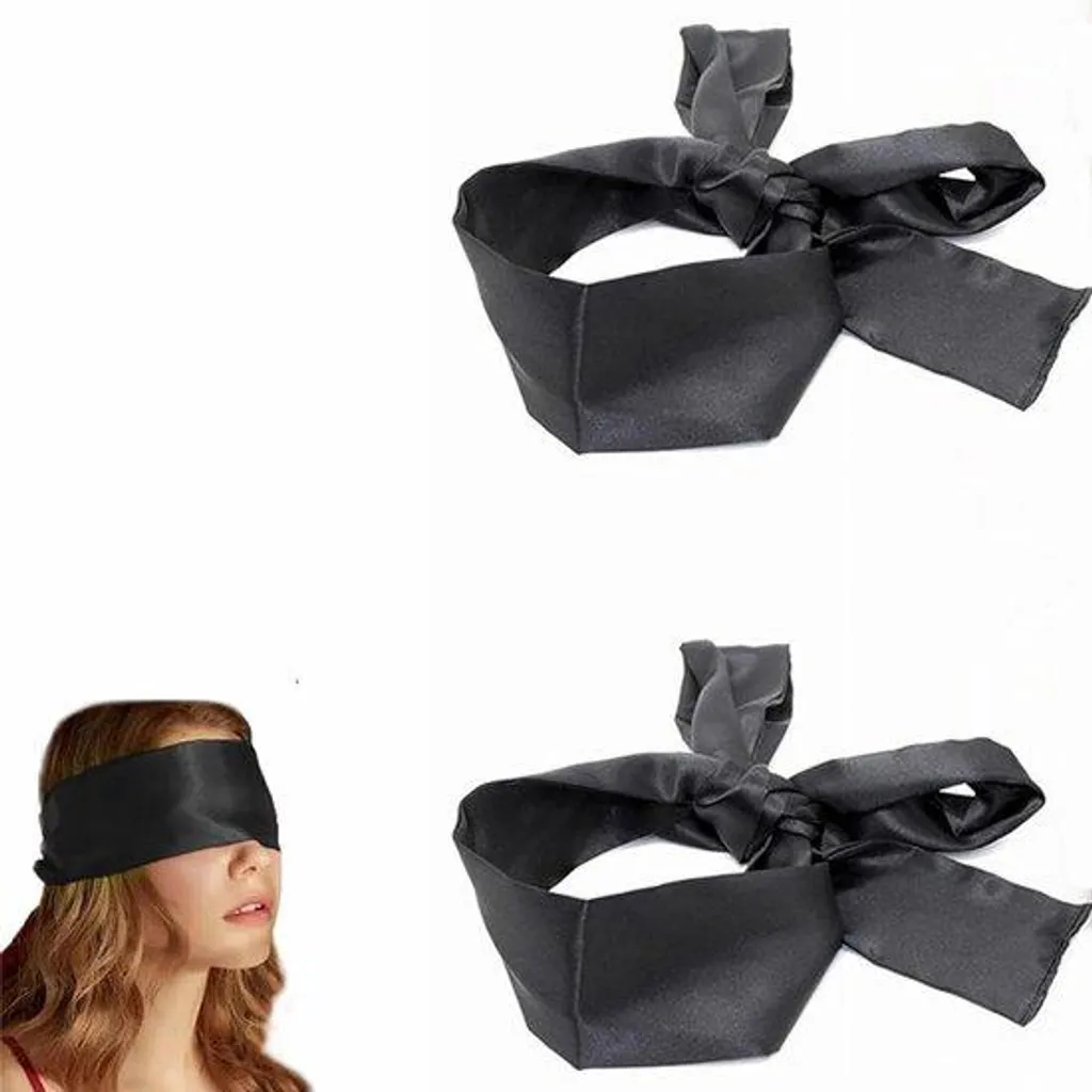 Masque de sommeil pour voyage et repos, lot de 2 yeux sexy en noir