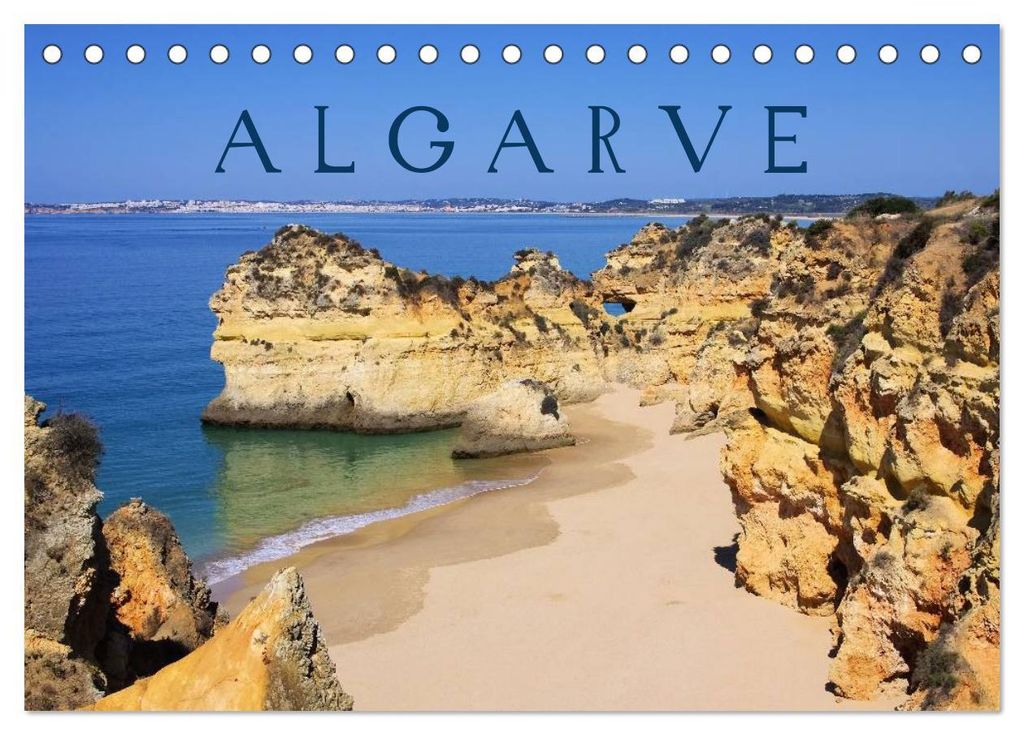 Algarve (Tischkalender 2027 DIN A5 quer), CALVENDO Monatskalender