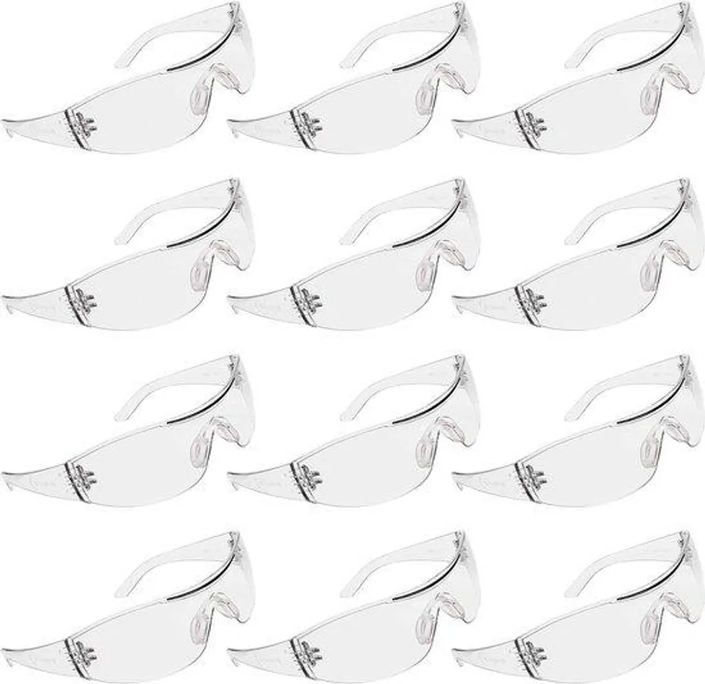 Solution de protection : 12 lunettes de sécurité pour travaux et bricolage