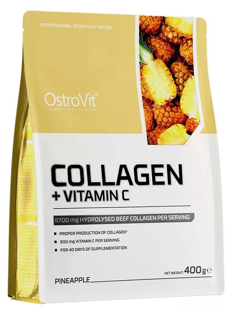 OstroVit Collagen + Vitamin C 400g  Ananas Produktbild 