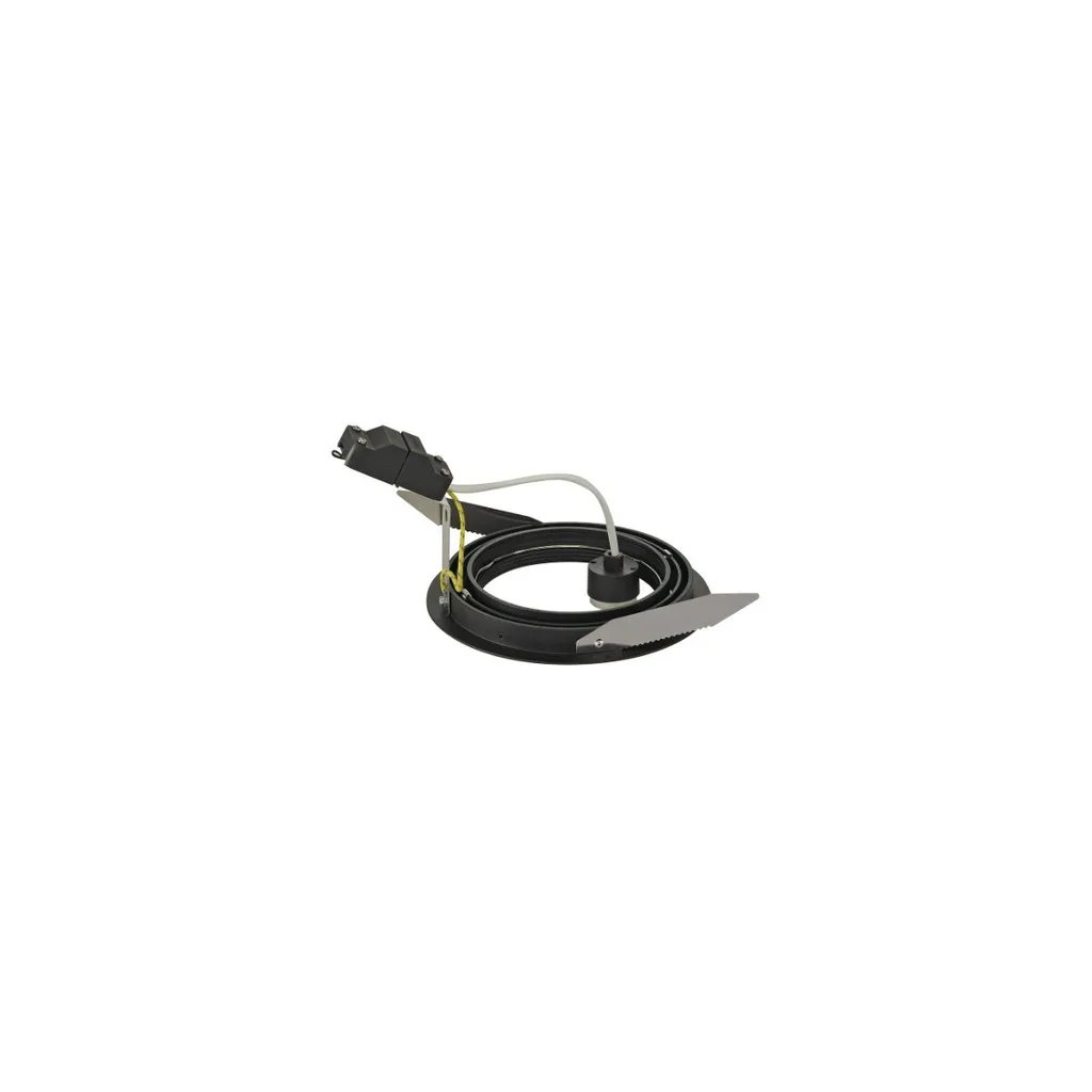 Plafonnier noir New Tria 150 ES111 GU10 orientable à encastrer rond