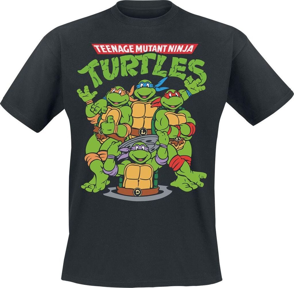 Teenage Mutant Ninja Turtles T-Shirt Herren Group schwarz 3XL