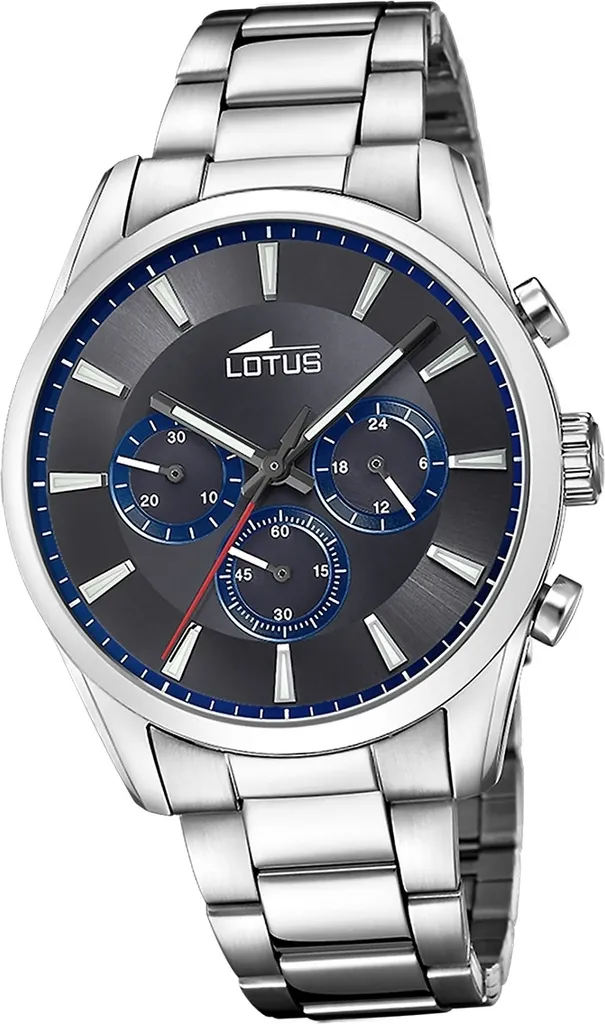 Orologio Uomo Lotus 18922/6 Argento Acciaio - Stile Classico 42mm