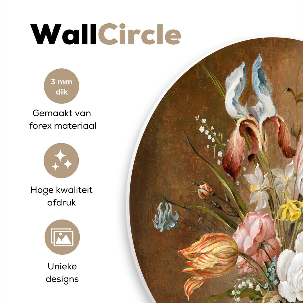 MuchoWow - Wand-Kreis - Wohnzimmer - Bild - Runde - Wanddeko - Dibond - Kunstdrucke