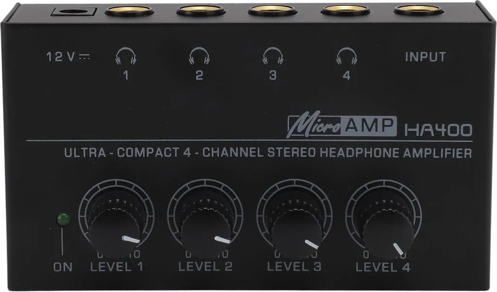 Mini ampli de casque à 4 canaux boîtier de distribution audio scène - 2