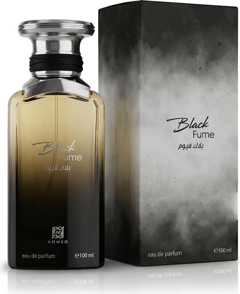 Ahmed Al Maghribi Black Fume, eau de parfum, 100 ml, Productafbeelding 