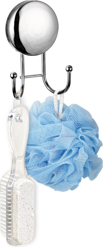 bremermann Bad-Serie Moon-Loc Doppelwandhaken, Handtuchhaken, Wandhalter