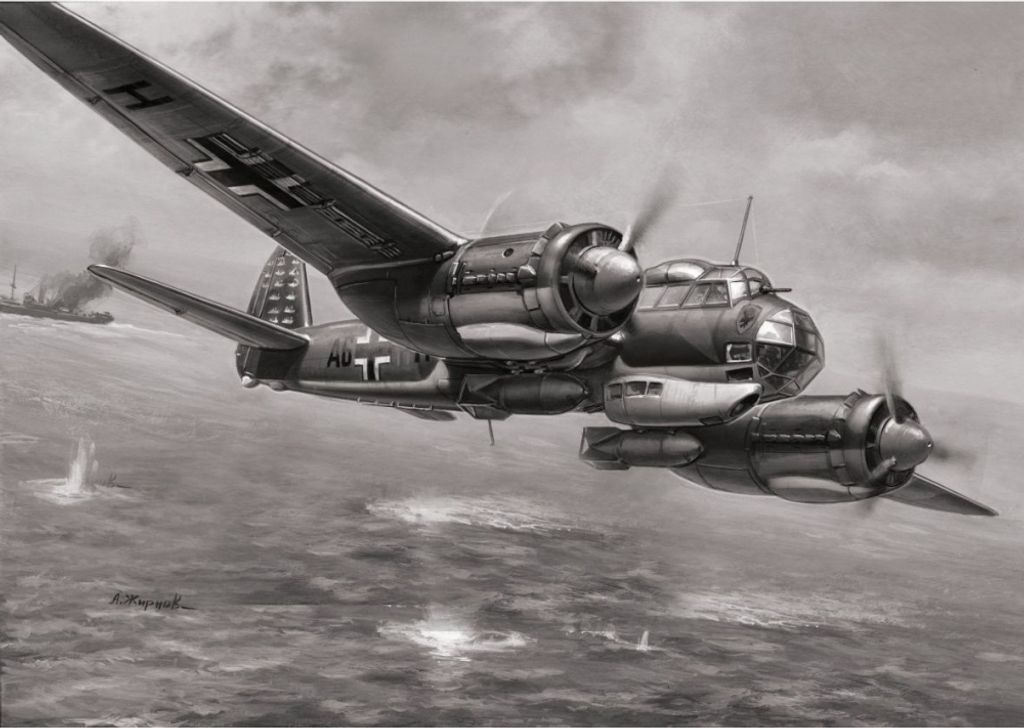 1:200 Junkers JU-88 Dt. Bomber Kit + Decoration Tamiya Obrázek produktu 