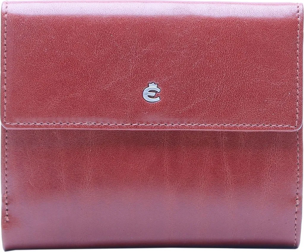 Esquire Lady Wallet Toscana Brown: Portafoglio Elegante in Pelle RFID