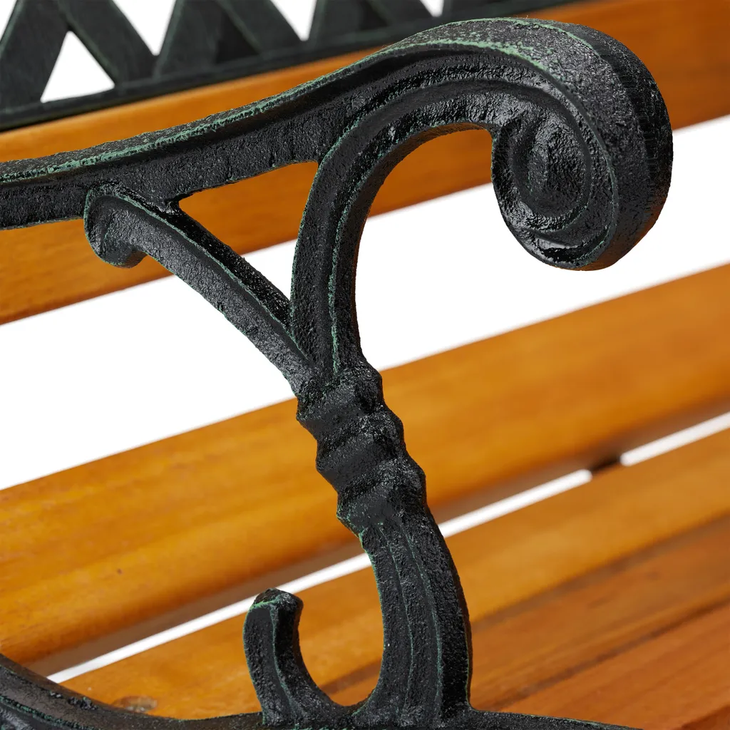 Sedia da Esterno Relaxdays: Relax Basso e Stile Retro per il Giardino - 4