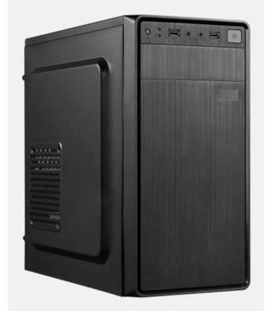 Approx APPC-301F – Schwarzes PC-Gehäuse (Micro-ATX/Mini-ITX) mit kompaktem 500-W-Netzteil und USB 3.0/2.0