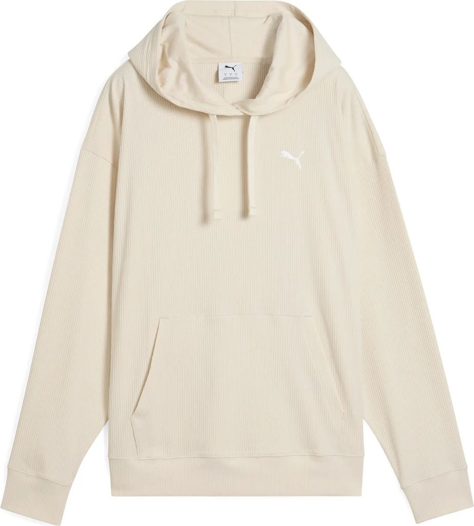 PUMA ESS ELEVATED Comfort Rib Hoodie ALPINE SNOW ALPINE SNOW S