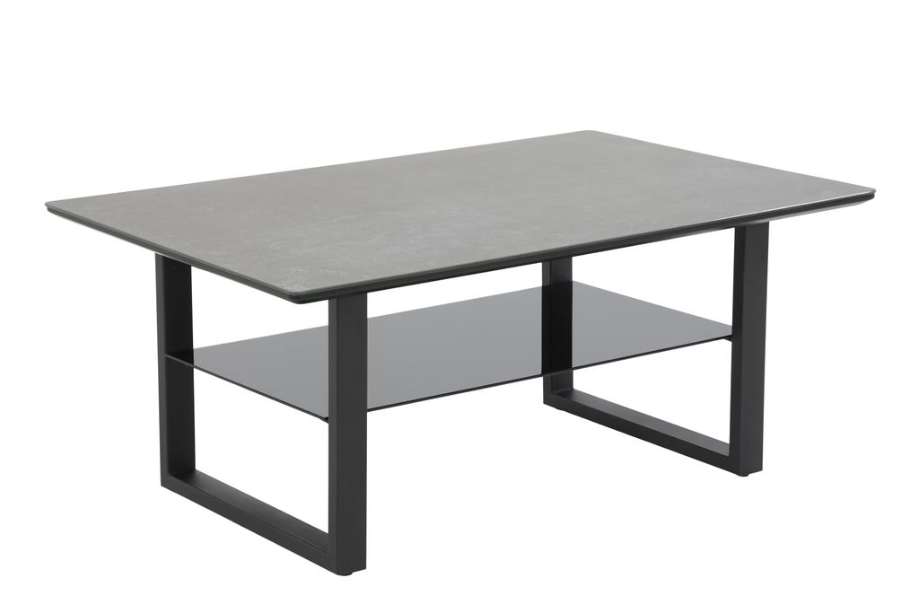 Hela Tische, Couchtisch Arne, Glasauflage 5mm Keramikoptik, Produktbild 