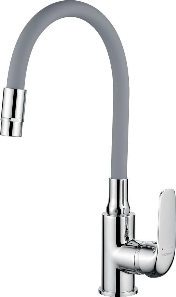 Kuchinox ELZA - Flexo Slim III Spültischarmatur Chrome/grau